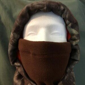 Storm Blocker Hood blocks the elements Advantage Timber Camouflage w/brown mask